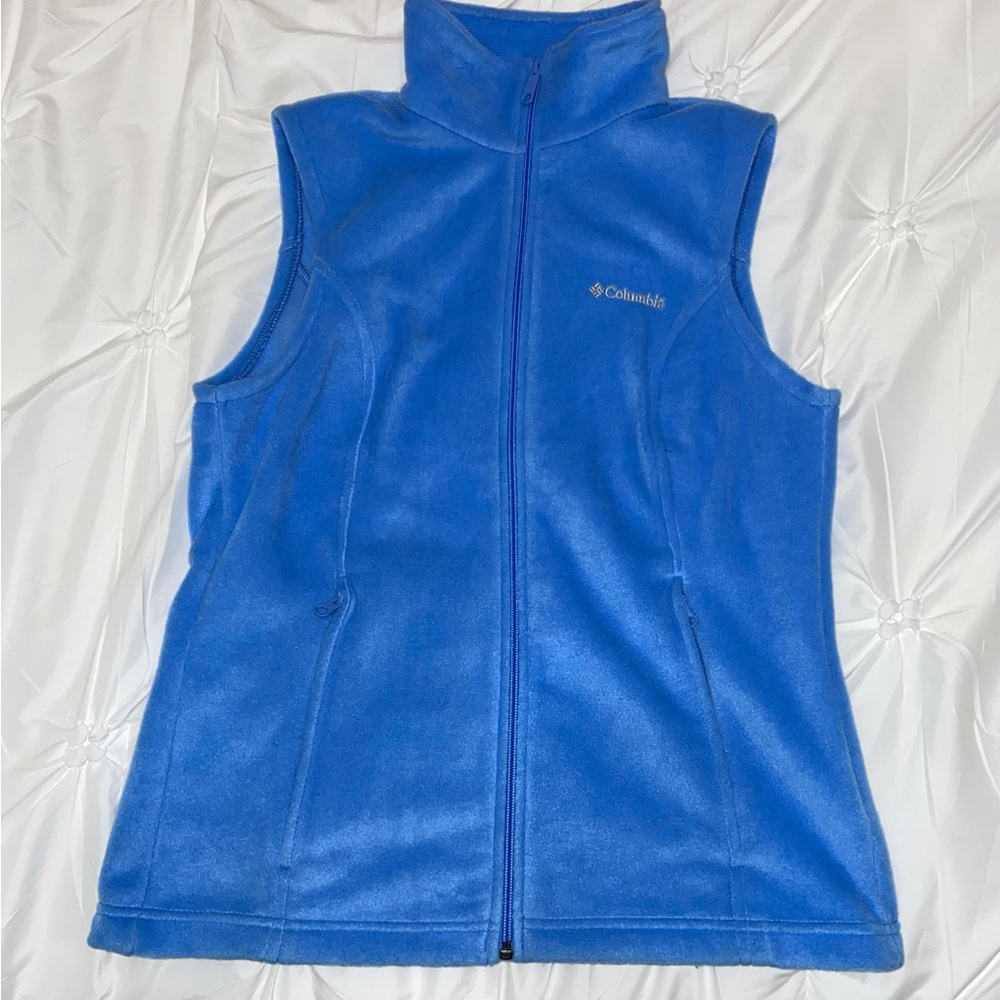 Columbia Vibrant Blue Sleeveless Fleece